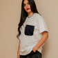 T-shirt with pocket