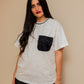 T-shirt with pocket