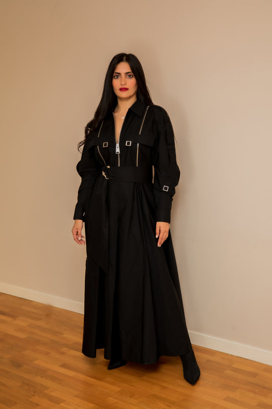 Long black dress